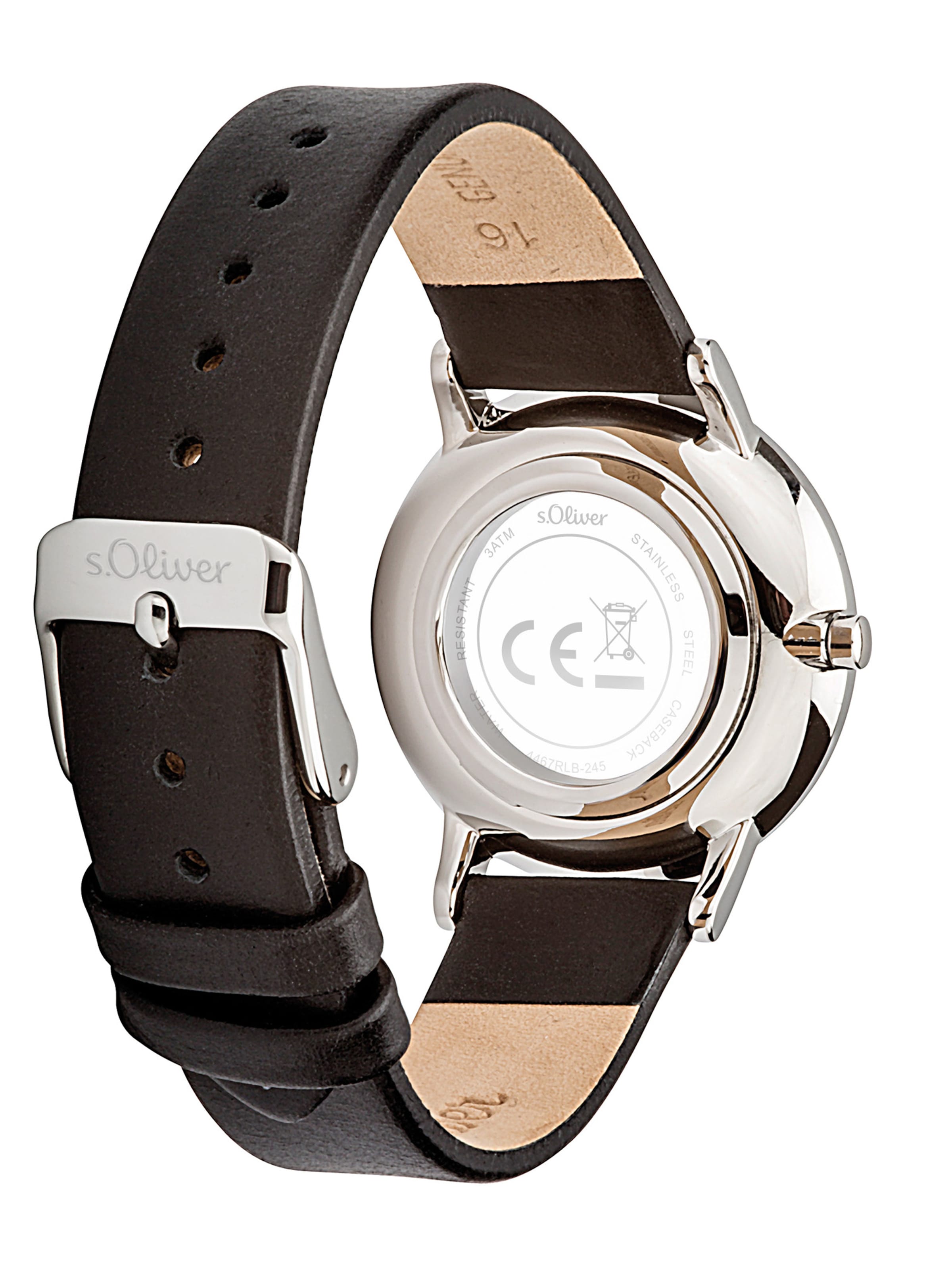 s.Oliver Analog Watch in Black