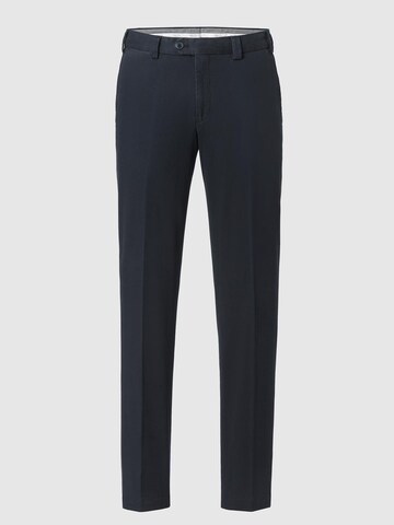 Hiltl Regular Chino Pants 'Peaker - Supima Sateen' in Blue: front