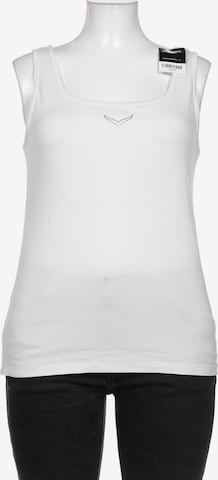 Trigema Top & Shirt in XL in White: front