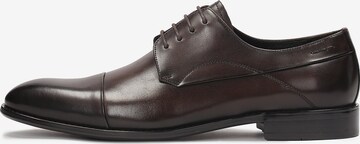 Kazar Lace-Up Shoes in Brown: front