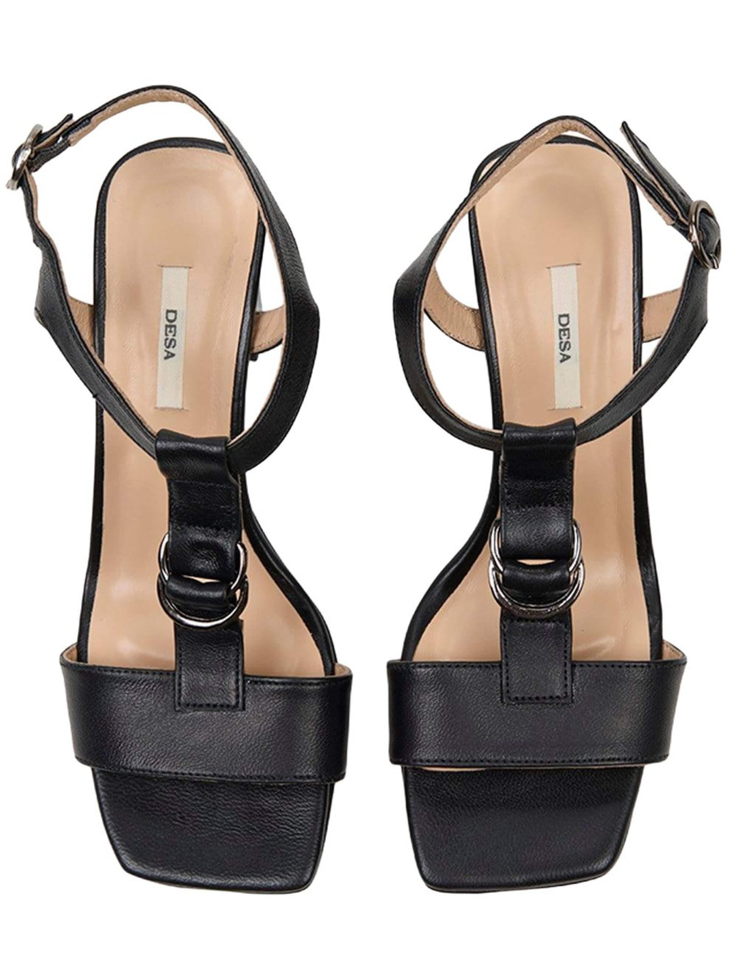 Desa - Sandalias de dedo 'T' en negro