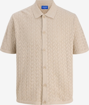 Chemise 'JORTyler' JACK & JONES en beige : devant