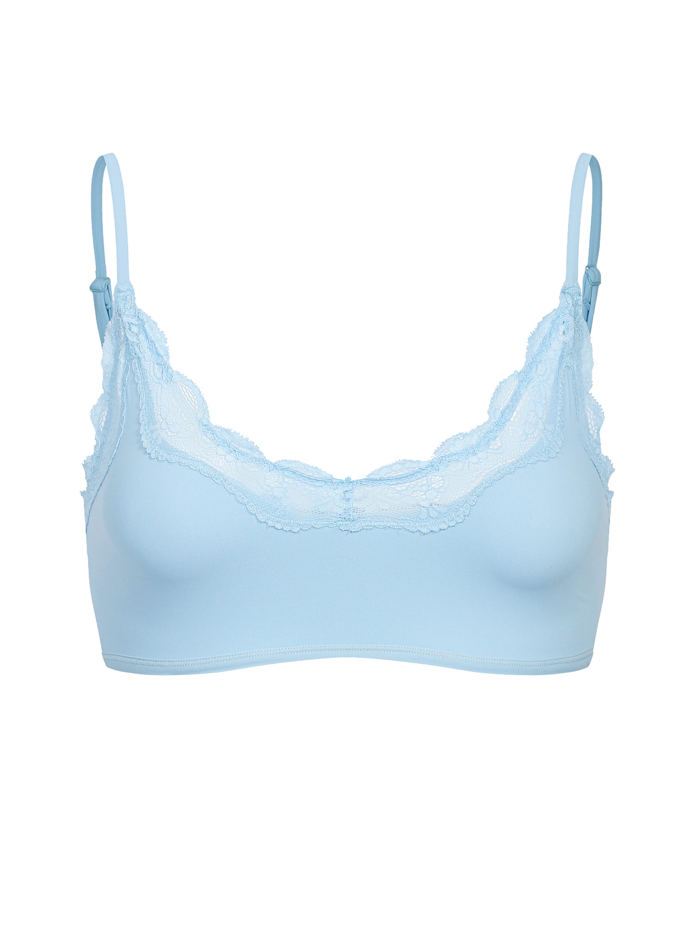 cfab (formerly creamy fabrics) BH 'Lace Bralette'‌‌‌‌‌‌‌‌‌‌ in 70 in pastellblau, Produktansicht