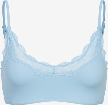 cfab (formerly creamy fabrics) Bustier BH 'Lace Bralette' in Blau: Vorderseite
