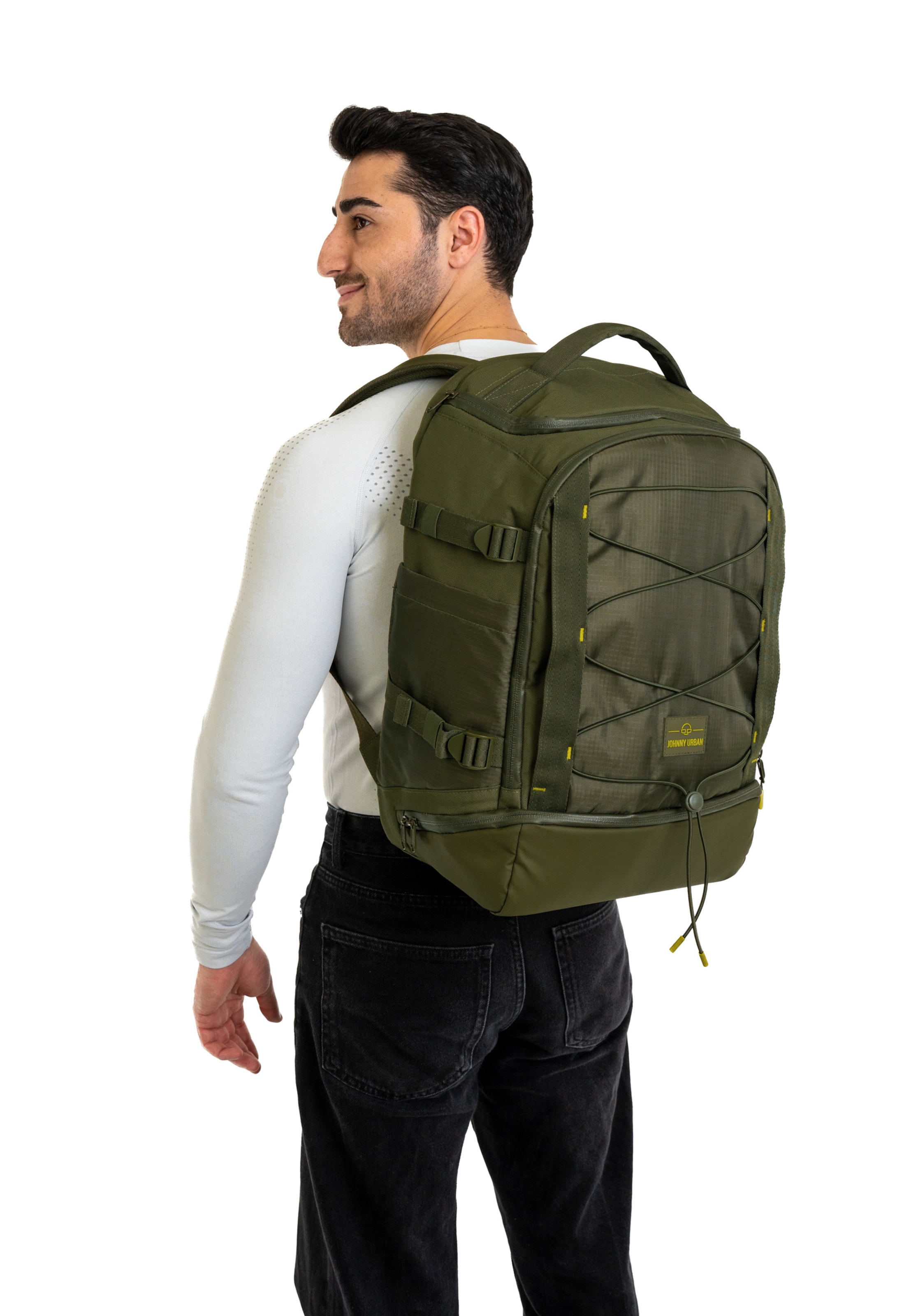 Zaino di Johnny Urban in verde: frontale