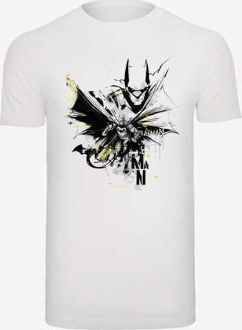 T-Shirt 'DC Comics Batman Batface Splash' F4NT4STIC en blanc : devant