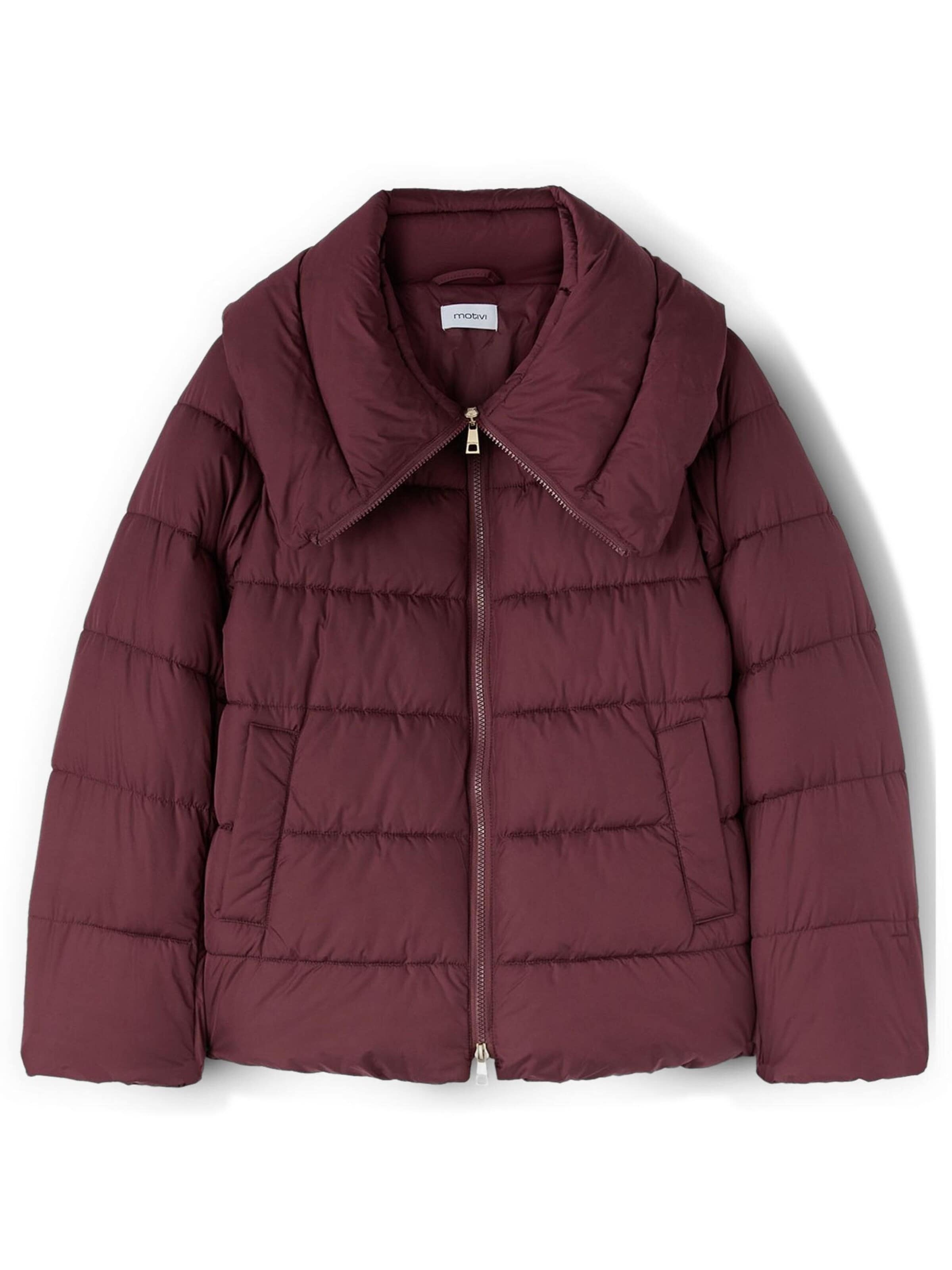 MOTIVI Winter jacket in Red: front
