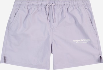 Jack & Jones Junior - Bermudas 'JPSTMAUI' en lila: frente