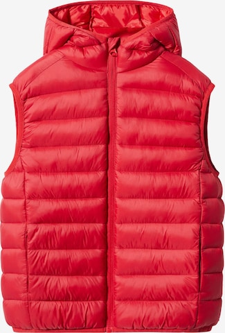 Gilet MANGO KIDS en rouge : devant