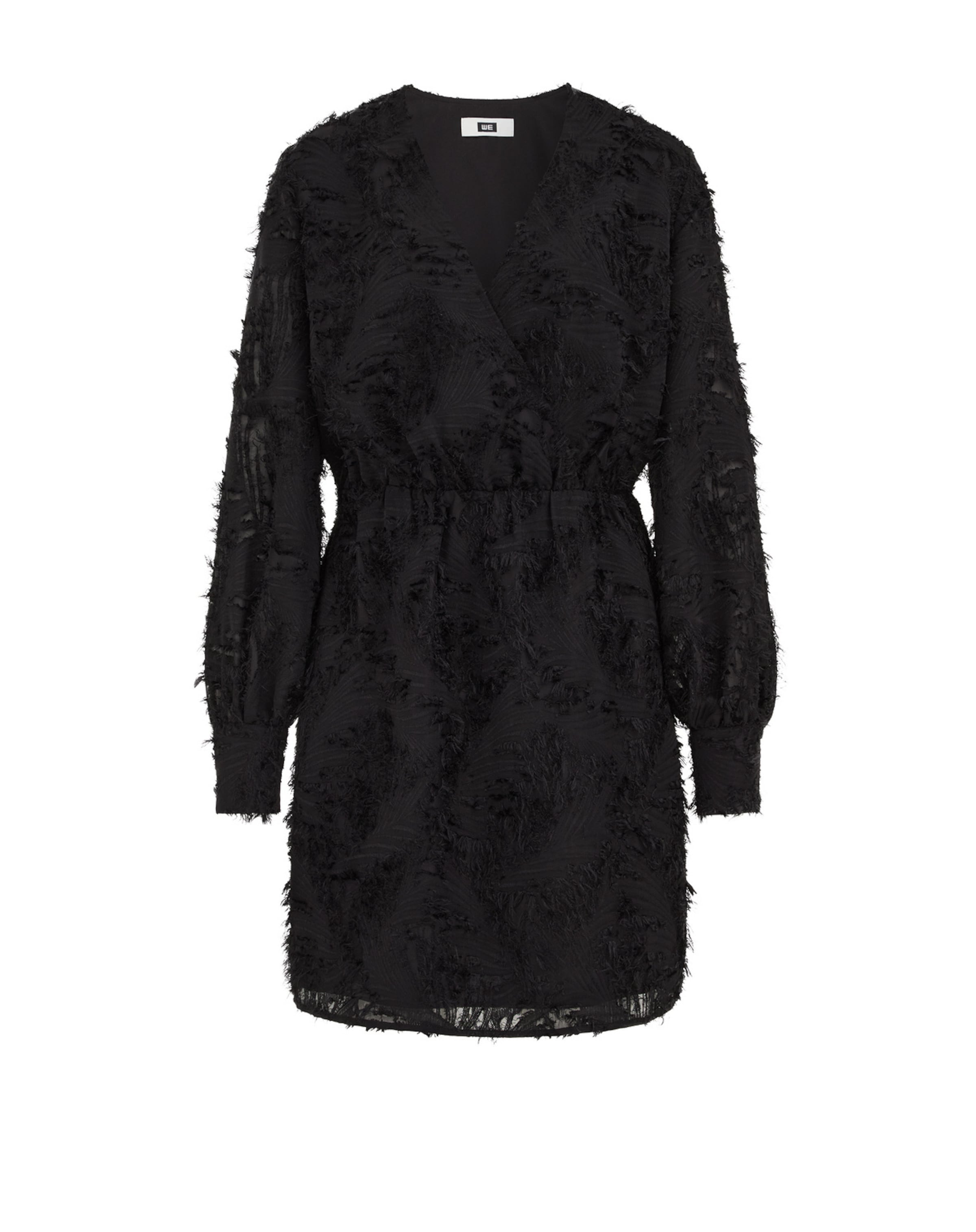 WE Fashion Kleit, värv must: eest vaates