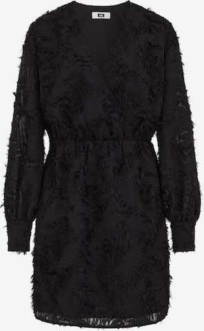 WE FashionHaljina - crna boja: prednji dio