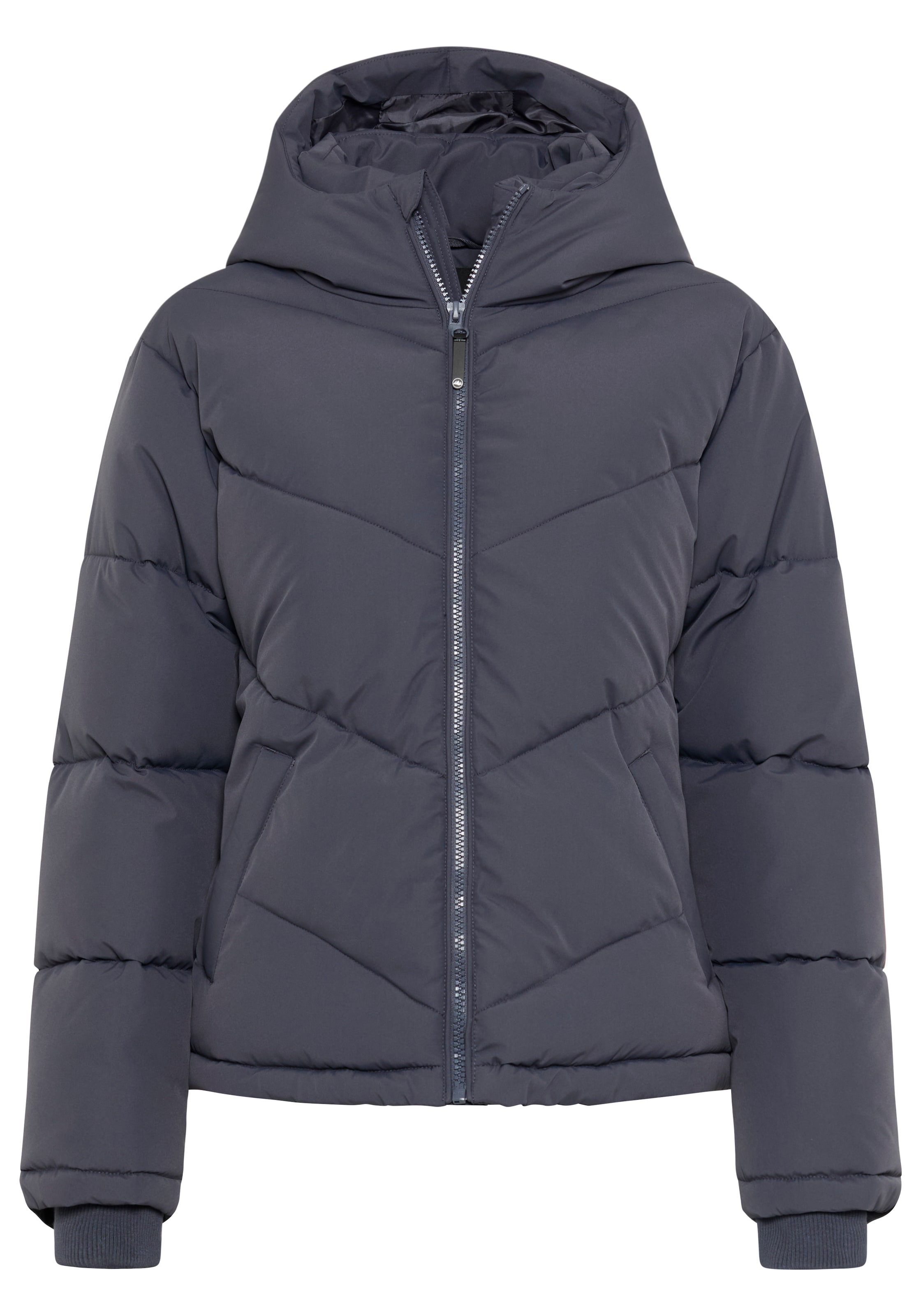 POLARINO Between-Season Jacket in Blue: front