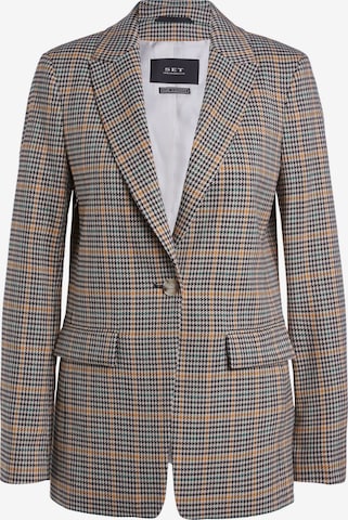 SET Blazer i blandingsfarvet: forside