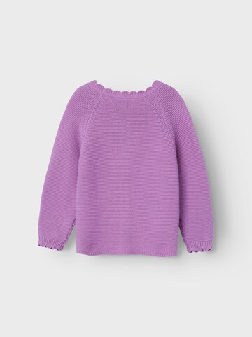 NAME IT Knit cardigan in Purple