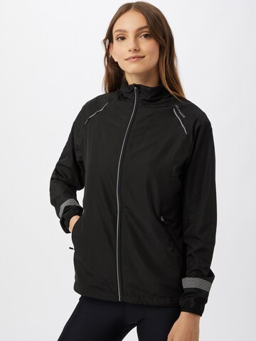 ENDURANCE Athletic Jacket 'Cully' in Black: front