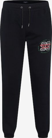 Oklahoma Jeans Tapered Pants in Black: front