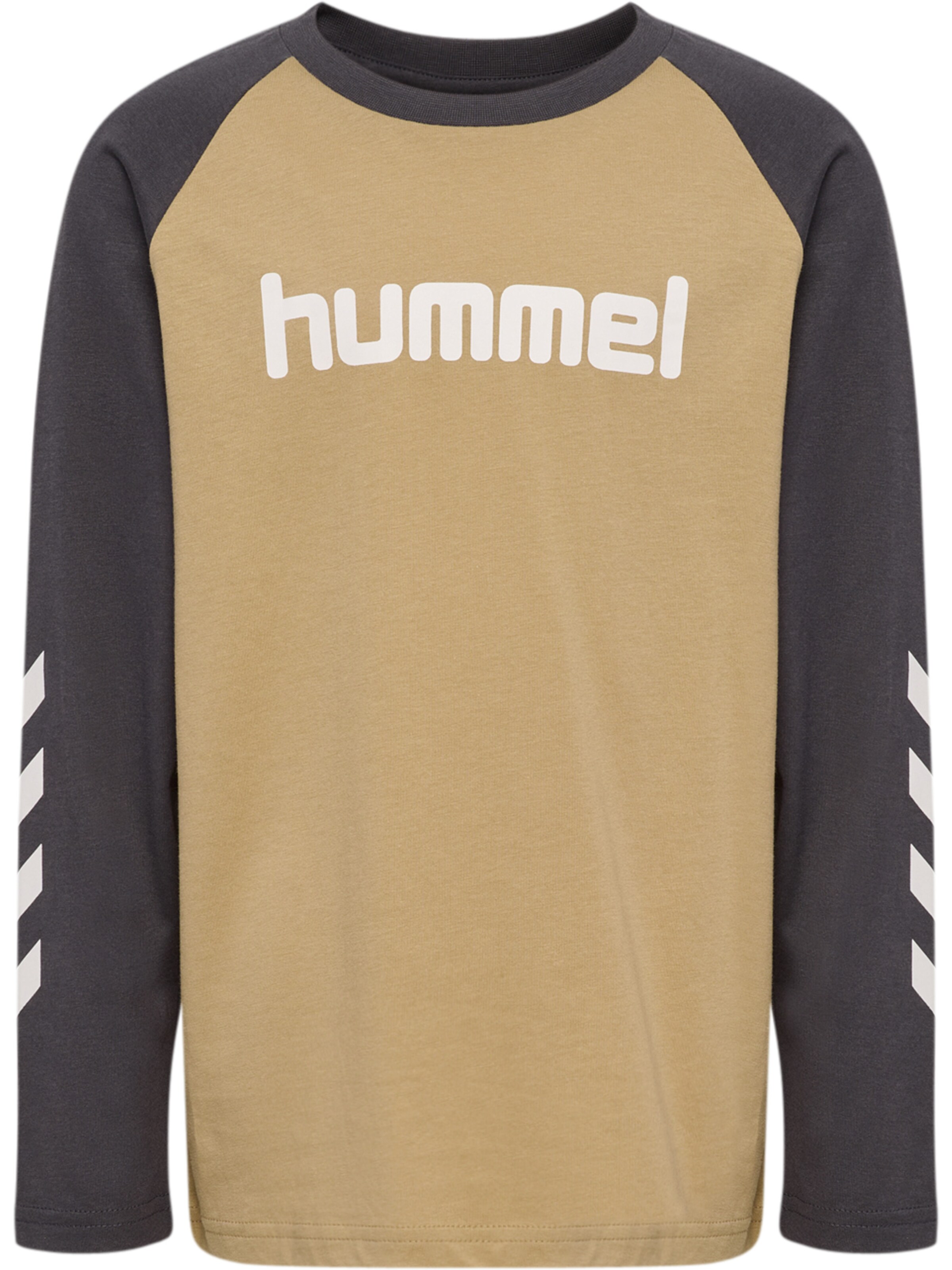 Hummel Sportshirt in Beige: Vorderseite