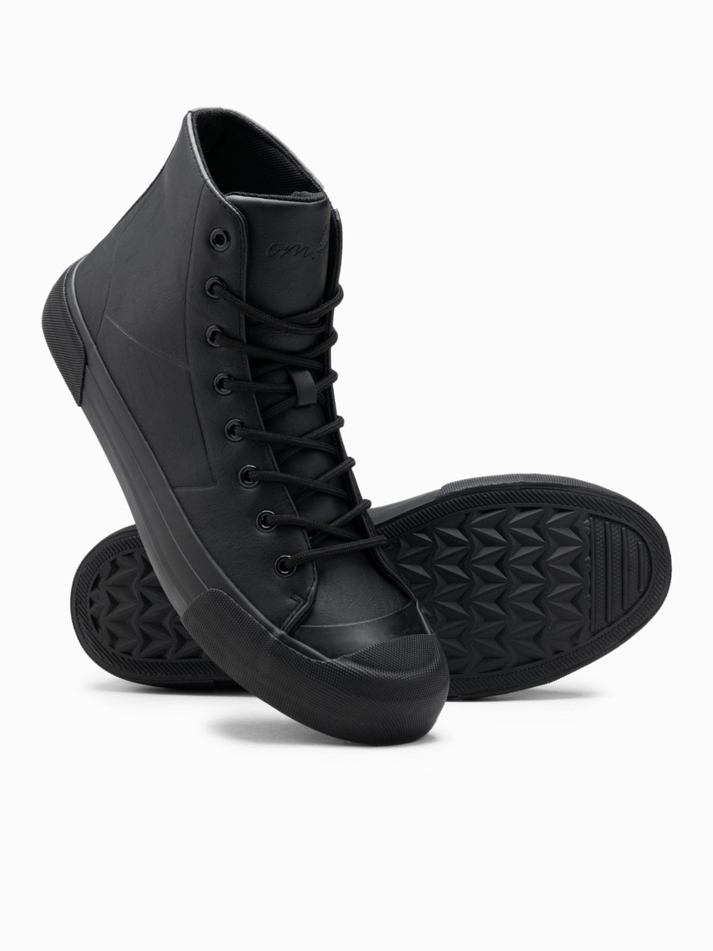 Ombre High-top trainers in Black
