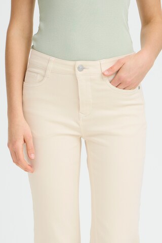 Coupe slim Jean 'FRLUXE ELLI JE 1 ' Fransa en beige