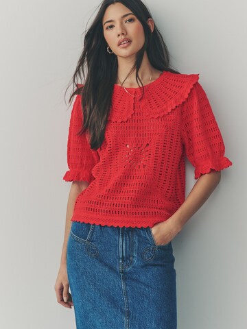 Next Bluse in Rot: Vorderseite