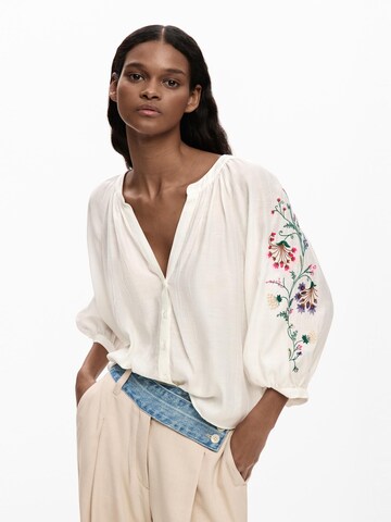 Desigual Блуза в бяло: отпред