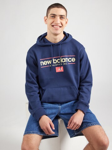 new balance Свитшот в Синий: спереди