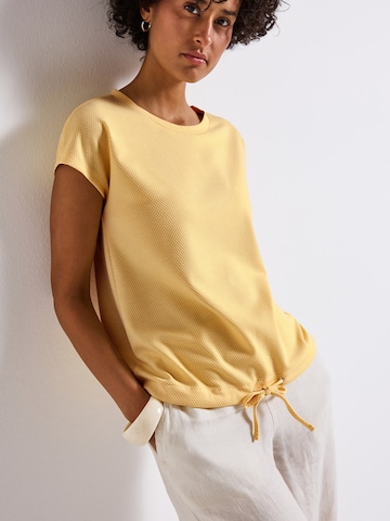 T-shirt STREET ONE en jaune : devant