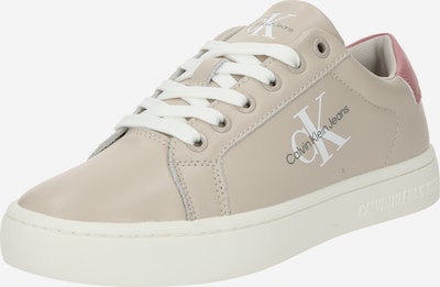 Sneaker low Calvin Klein Jeans pe gri / roz pudră / roz deschis / alb, Vizualizare produs