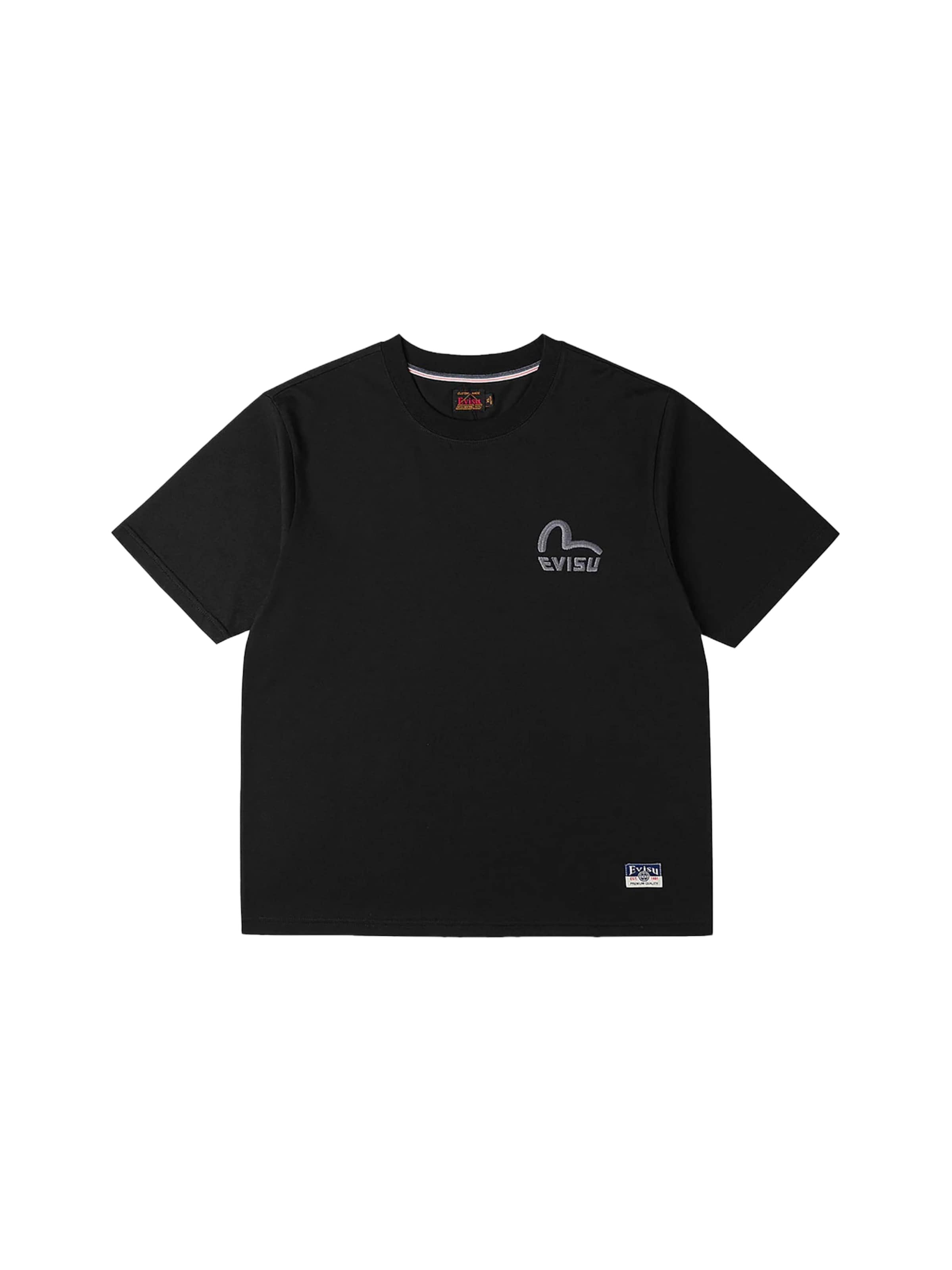 Evisu - Camisa em preto: frente