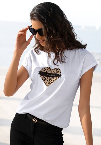 T-shirt VENICE BEACH en blanc : devant