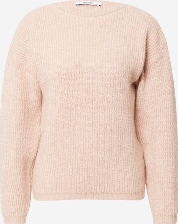 ABOUT YOU Sweater 'Sena' in Pink: front