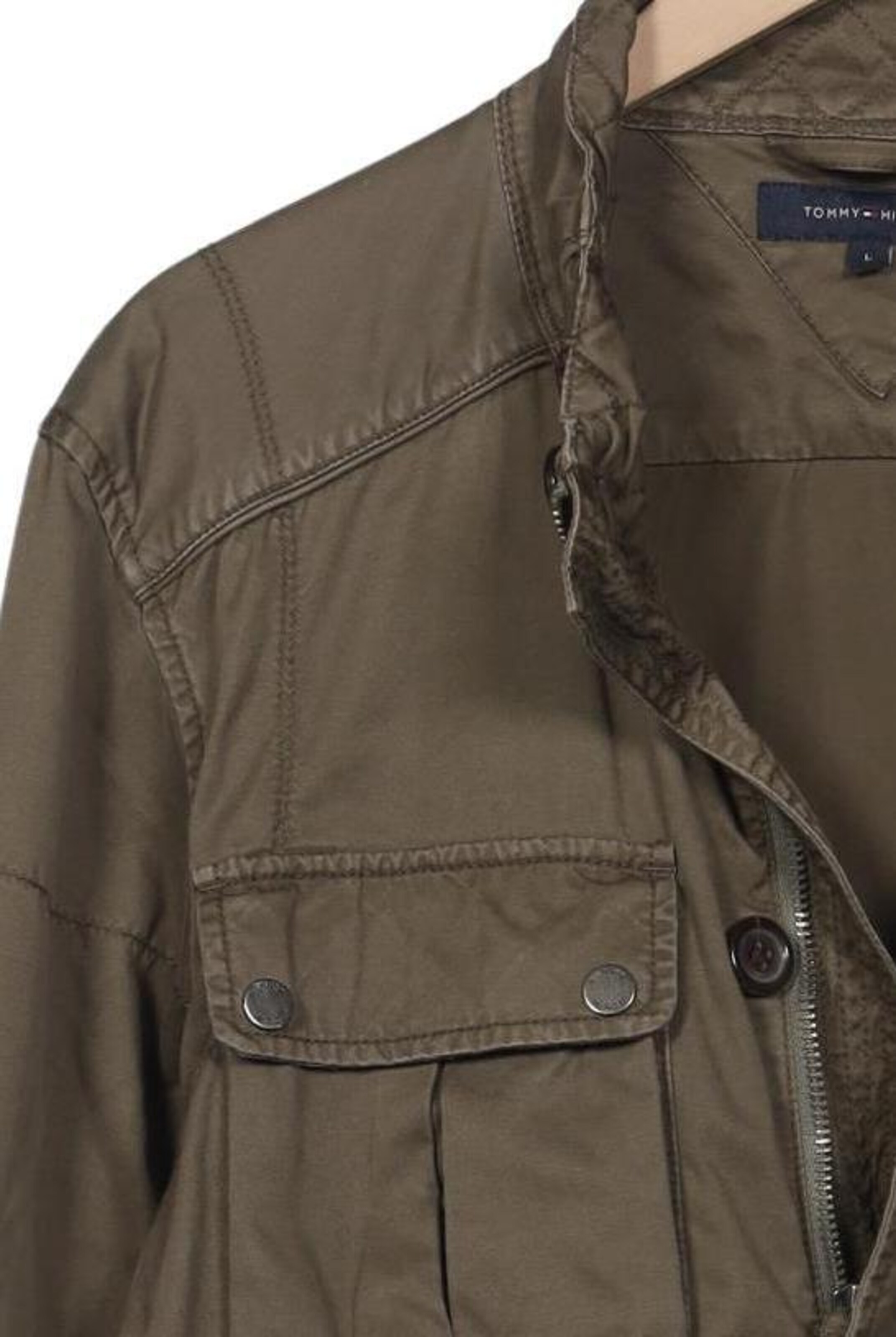 TOMMY HILFIGER Jacket & Coat in L in Green