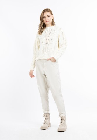 DreiMaster Vintage - Jersey 'Naemi' en blanco