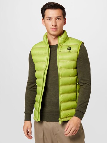 Blauer.USA Vest in Green: front