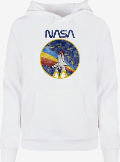 Merchcode Sweatshirt 'NASA - Rocket' in navy / gelb / rot / weiß, Produktansicht