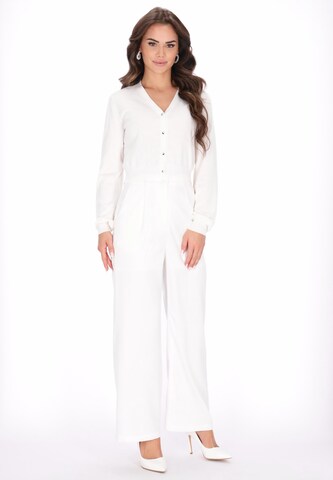 Cardigan faina en blanc