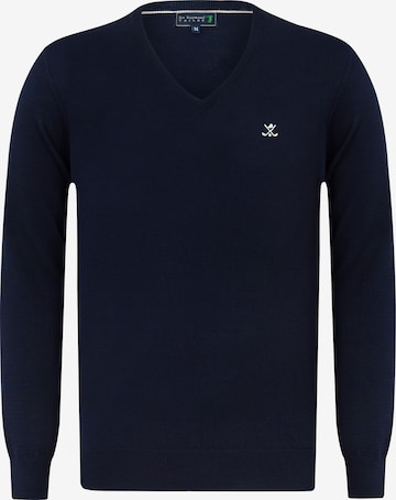 Sir Raymond Tailor Sweater 'Erky' in Blue: front