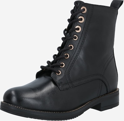 PS Poelman Schnürstiefelette in schwarz, Produktansicht