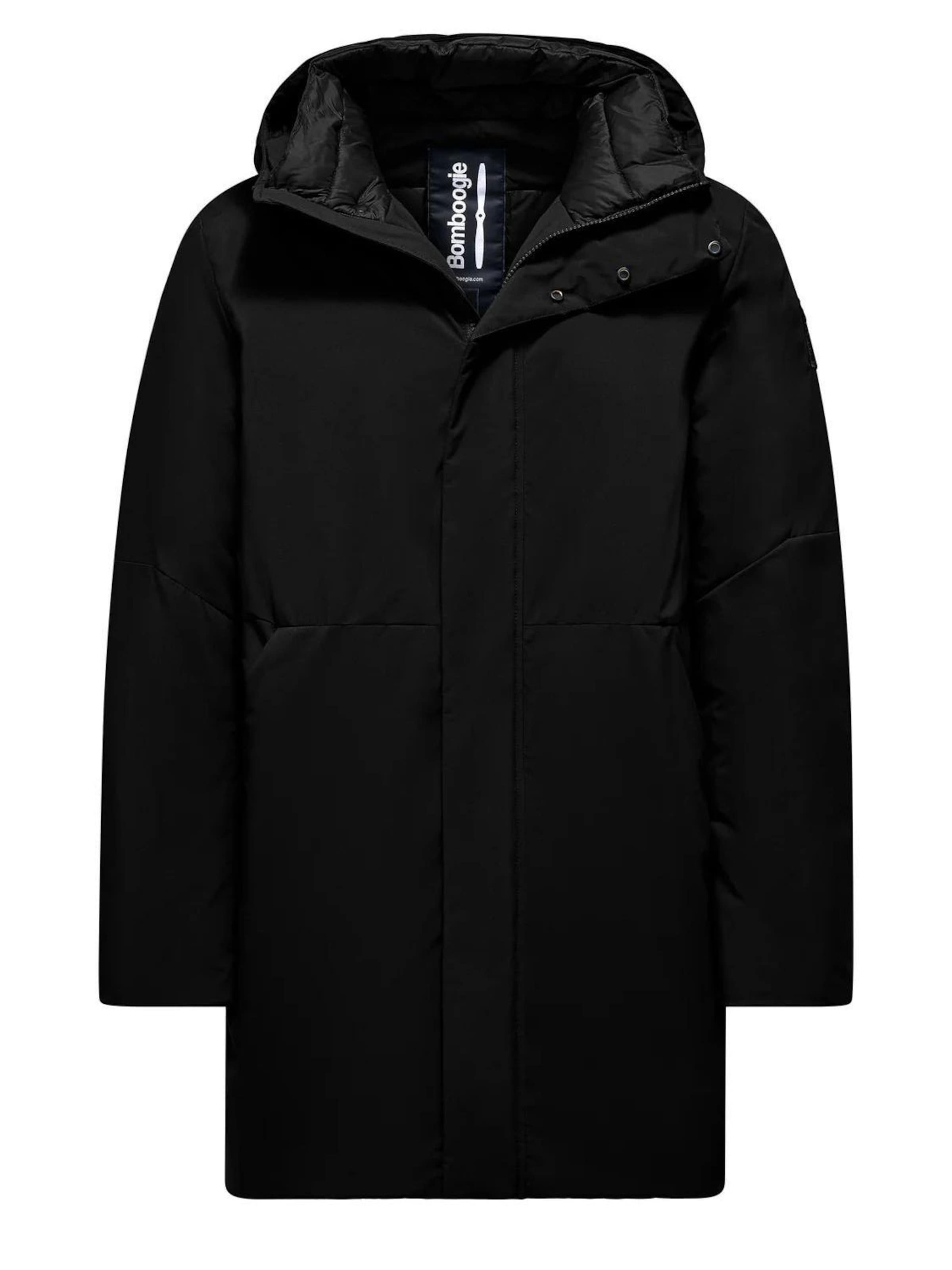 Giacca invernale di BOMBOOGIE in nero: frontale