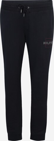 Tommy Hilfiger Big & Tall Tapered Pants in Blue: front