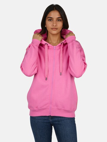 salzhaut Sweatvest 'Tope' in Roze: voorkant
