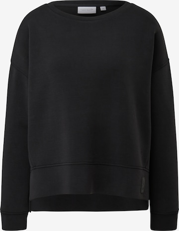 Sweat-shirt comma casual identity en noir : devant