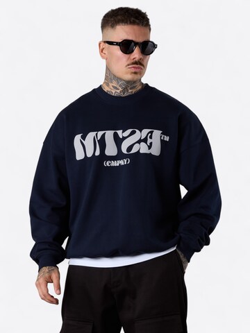 Sweat-shirt ' CMPNY Oversized ' ESTEEM en bleu : devant