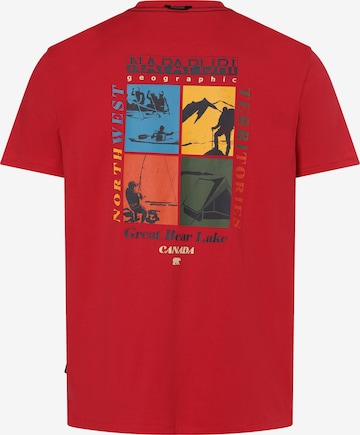 NAPAPIJRI T-Shirt 'S-Gras' in Rot