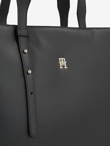 TOMMY HILFIGER Shopper in Schwarz