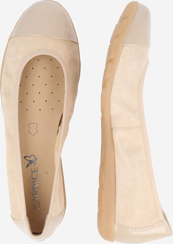 CAPRICE Ballet Flats in Beige