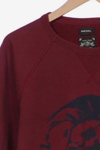 DIESEL Sweatshirt & Zip-Up Hoodie in M in Red