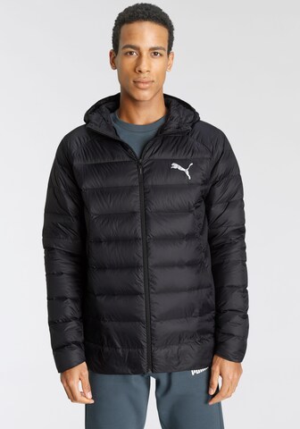 PUMA Performance Jacket 'PackLITE' in Black: front