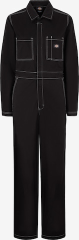 Tuta jumpsuit 'SUN PRARIE' di DICKIES in nero: frontale