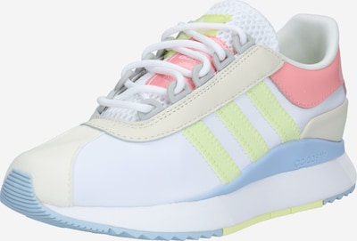 ADIDAS ORIGINALS Baskets basses 'Andridge' en jaune pastel / rose ancienne / blanc cassé, Vue avec produit